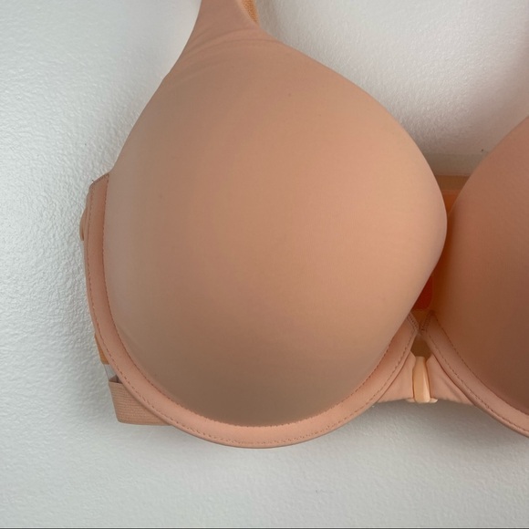 Victoria’s Secret T-Shirt Push-up Bra Size 34D Sheer Back - Picture 6 of 9